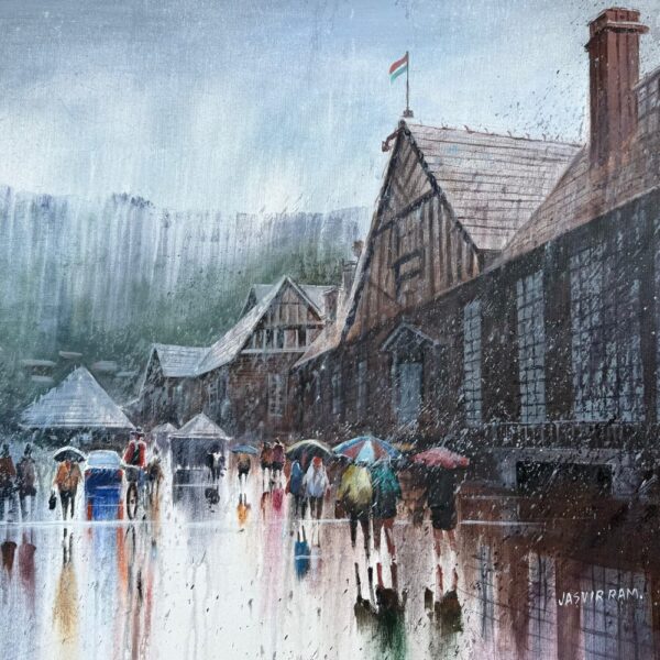 Rainy Day at Shimla Ridge