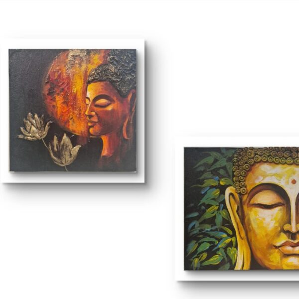 Radiance of Tranquility & Buddha’s Face (Set of 2)